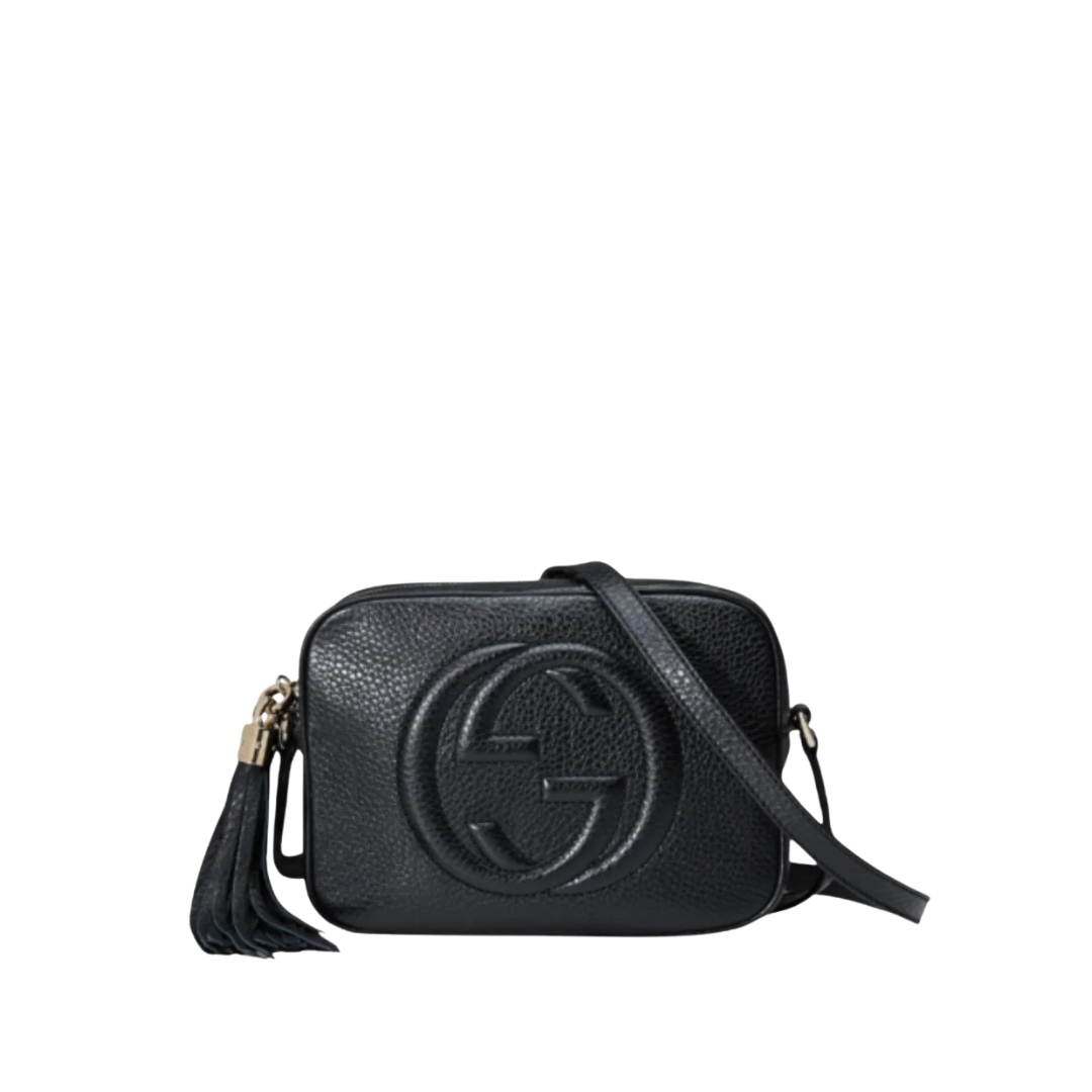 Soho Leather Disco Schwarz 21 cm