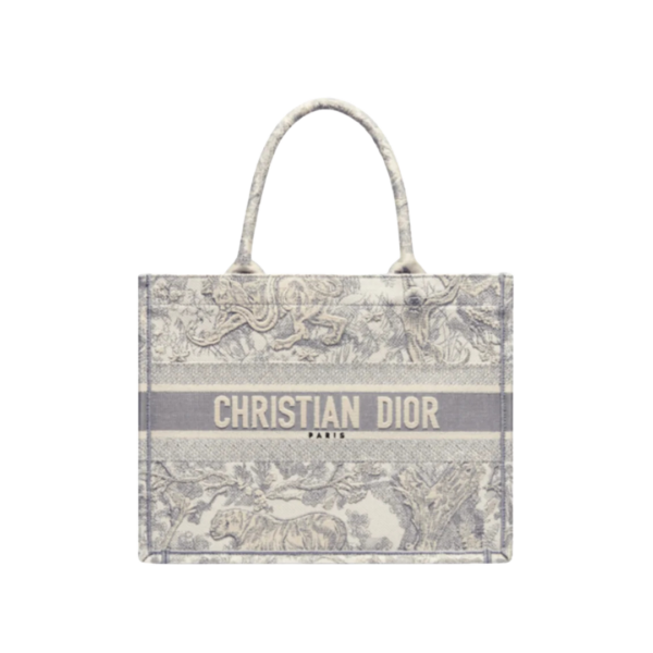 Book Tote Grau/Ecru 36 cm