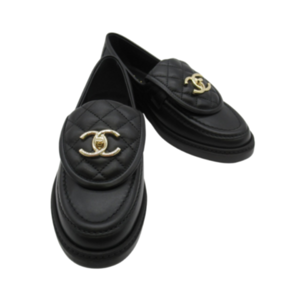 Schwarze Loafer