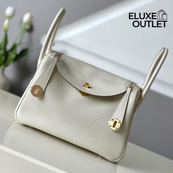 Lindy Togo White Clemence 26 cm