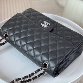 Classic Glattes Leder Schwarz/Silber 25.5 cm