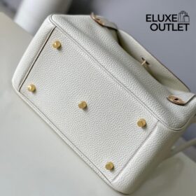 Lindy Togo White Clemence 26 cm