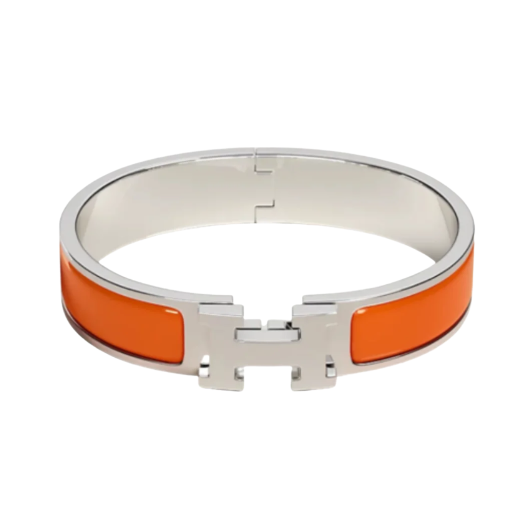 Clic H Orange/Silbern
