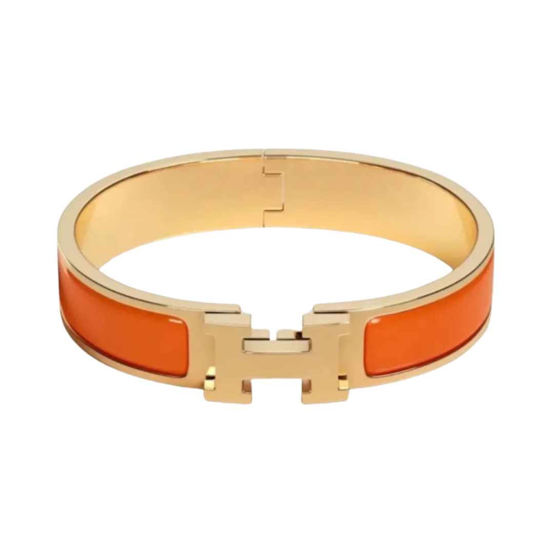 Clic H Orange/Gold