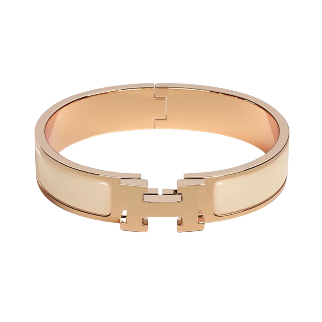 Clic H Creme/Gold