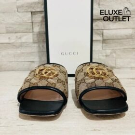 Jolie gesteppten Canvas-Sandalen