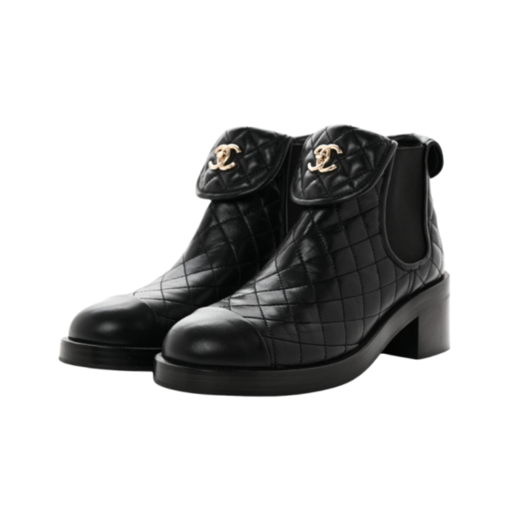 CC-Turnlock-Stiefeletten Schwarz