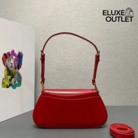 Patent Leather Shoulder Bag Rot 22 cm