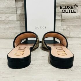 Jolie gesteppten Canvas-Sandalen