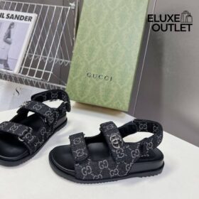 Denim-Sandalen
