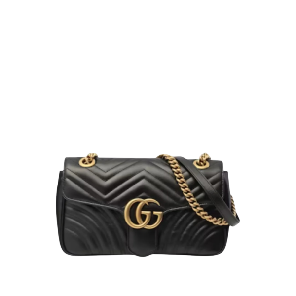 GG Marmont Schwarz/Goldbraun 26 cm