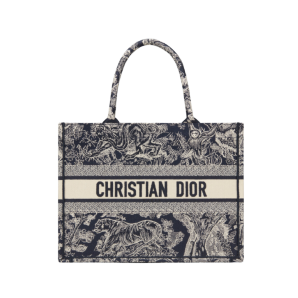 Book Tote Blau/Beige 36 cm