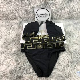Bikinitop Schwarz/Braun