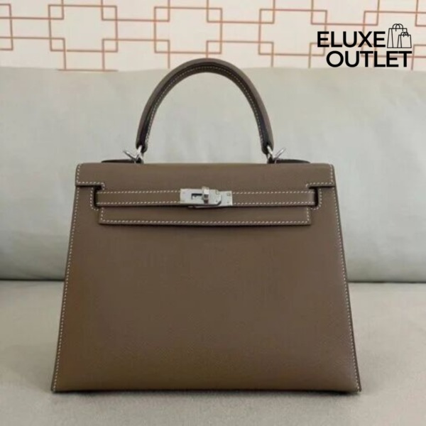 Kelly Epsom 25 Sellier Etoupe