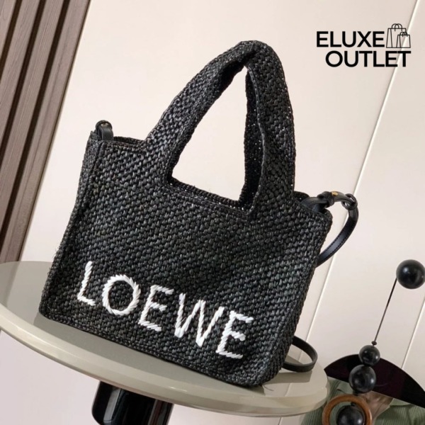 Font Tote in raffia Small 24 cm