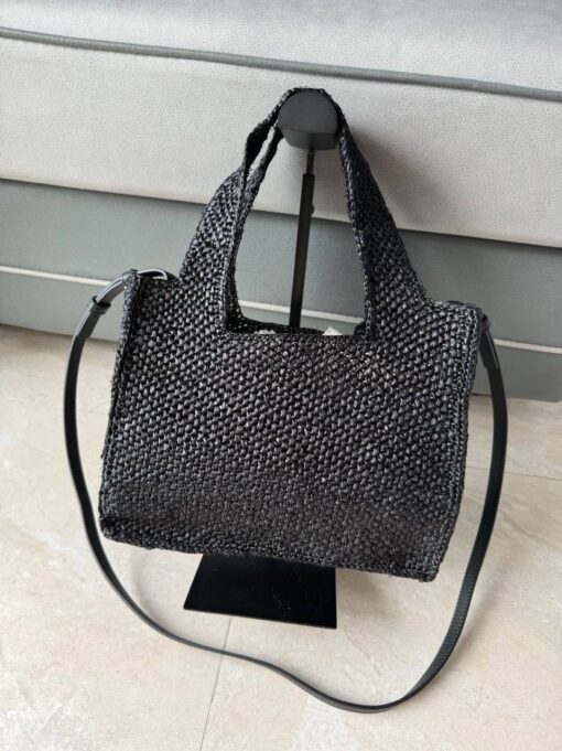 Font Tote in raffia Small 24 cm - Afbeelding 4