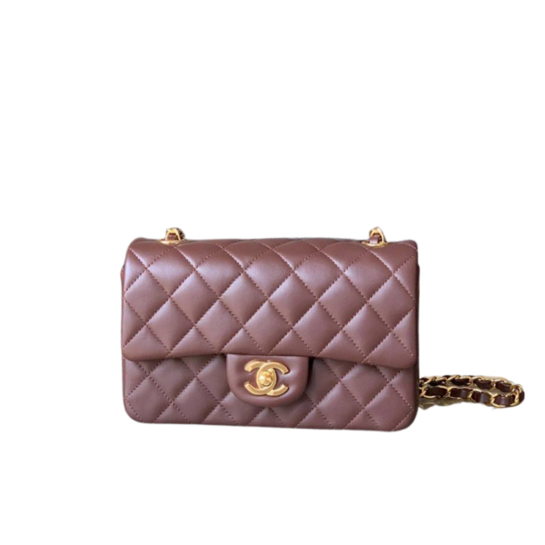 Flip-Tasche Braun 20 cm