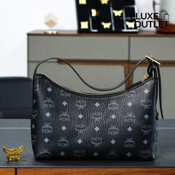 Umhängetasche Schwarz 27 cm