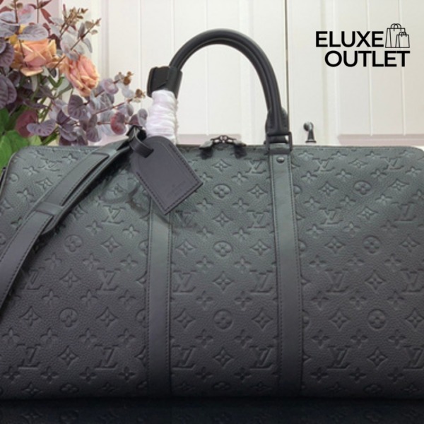 Keepall Bandoulière Schwarz 50 cm