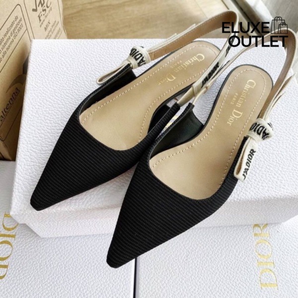 Ballerinas Schwarz/Beige