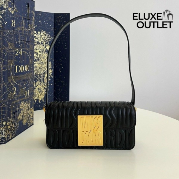 Miss Dior Schwarz/Gold 22 cm