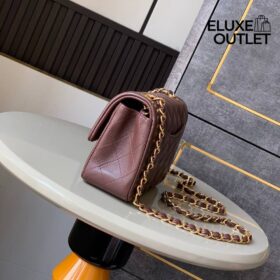 Flip-Tasche Braun 20 cm