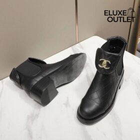 CC-Turnlock-Stiefeletten Schwarz