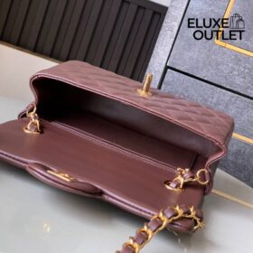 Flip-Tasche Braun 20 cm