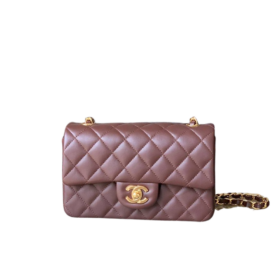 Flip-Tasche Braun 20 cm