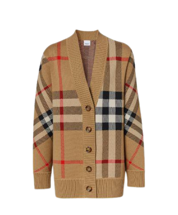 Strickjacke Braun