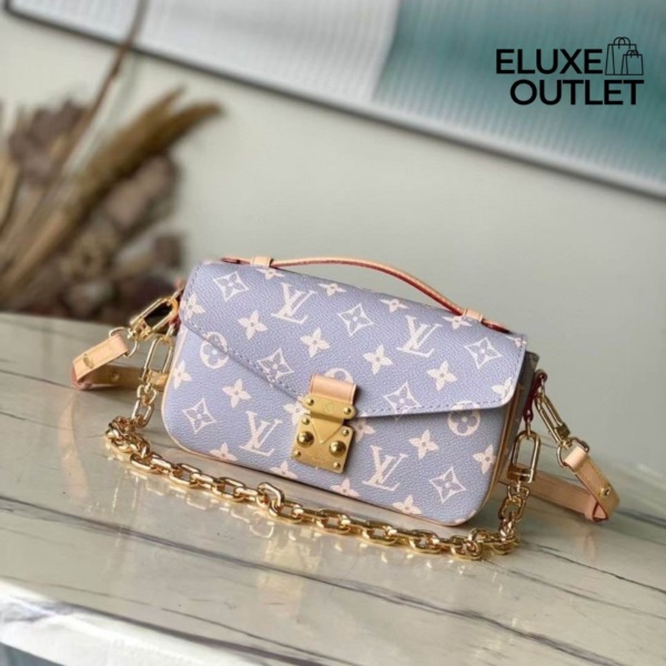 Pochette Métis East West Trianon Gray 21.5 cm