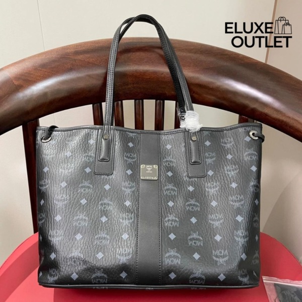 Liz Visetos Shopper Medium Schwarz 36 cm
