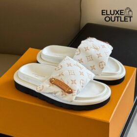 Pool Pillow Flat Comfort Mule Beige