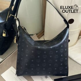Aren Visetos Monogram Schwarz 33 cm