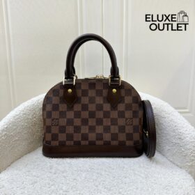 Alma BB Damier Ebene Braun 25 cm