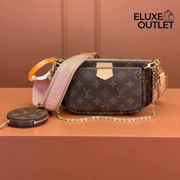 Multi Pochette Accessoires Rosa 25 cm