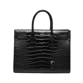 Sac de Jour Schwarz/Silbrig 32 cm