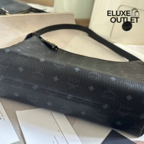 Aren Visetos Monogram Schwarz 33 cm