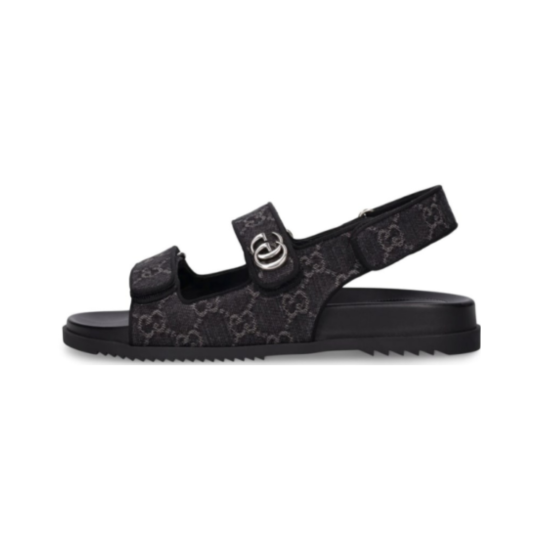 Denim-Sandalen