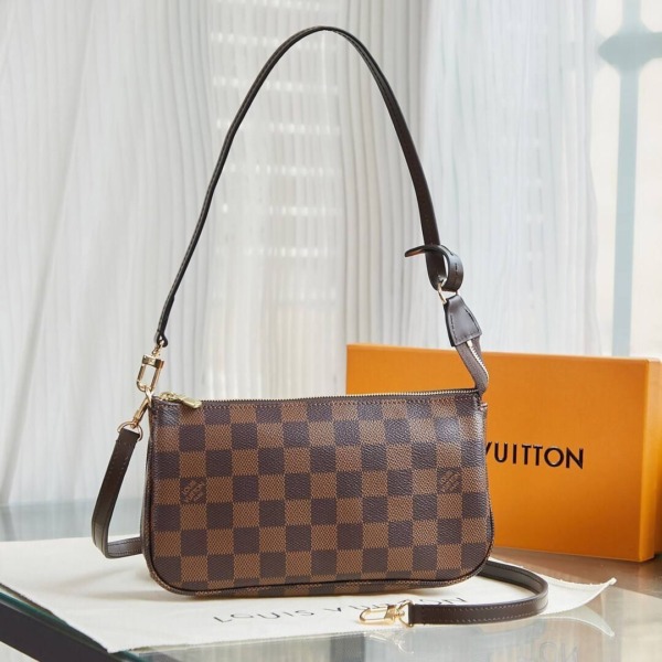 Damier Pochette Braun 23,5 cm