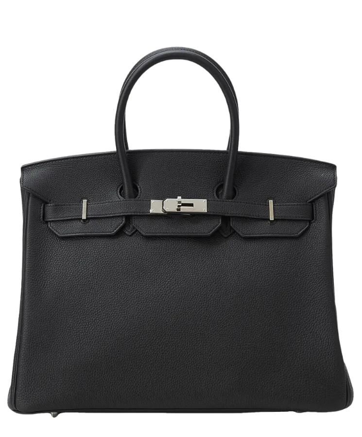 Togo 35 Schwarz mit silbernen Hardware