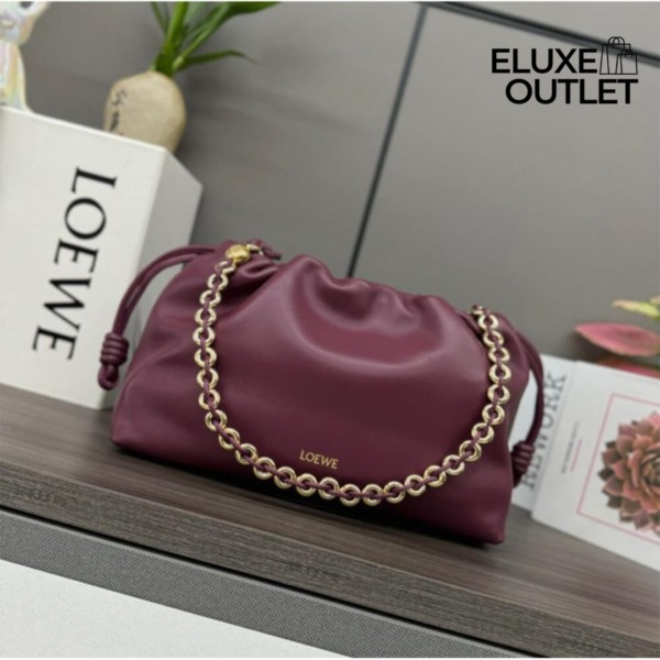 Flamenco Purse Dunkelburgunder 30 cm
