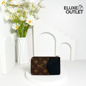 Card Holder Recto Verso Braun 13 cm