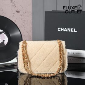 Flap Braun/Beige/Gold 23.5 cm