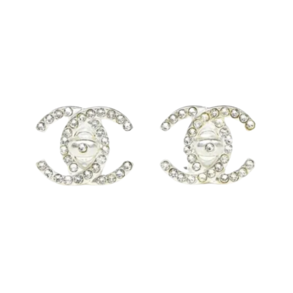 Ohrringe Clips CC Silber