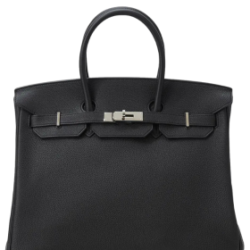Togo 35 Schwarz mit silbernen Hardware