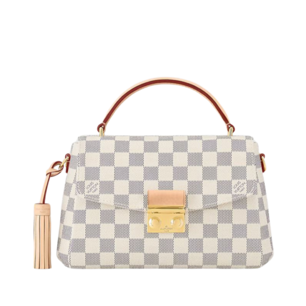 Croisette Damier Azur Canvas 24 cm