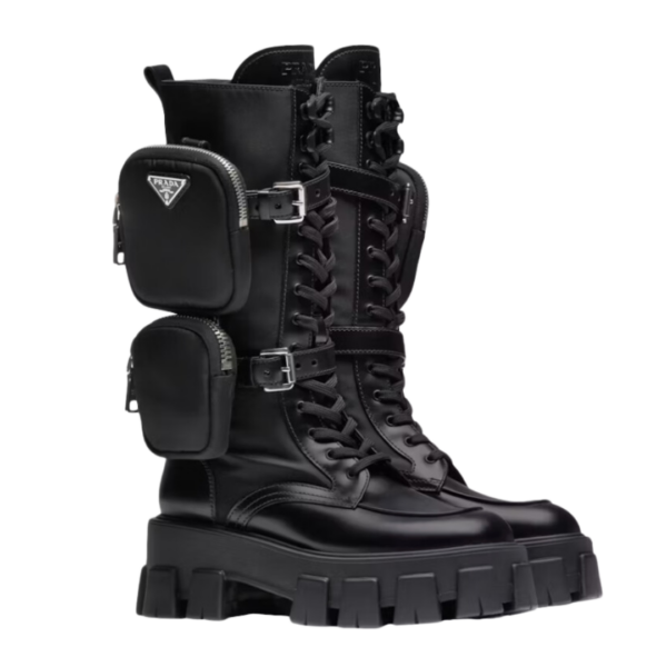Monolith Biker-Stiefel Schwarz