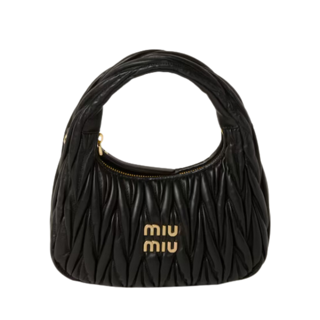 Wander Matelasse Nappa Schwarz 20 cm