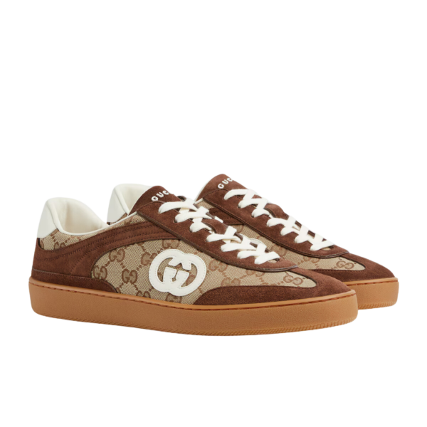 Herrensneaker GG Beige/Braun